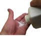 talcum powder